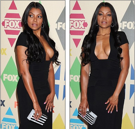 Empire Actress, Taraji P. Henson's Nipples Almost Spill Out of Dress at an  Event (Photos)