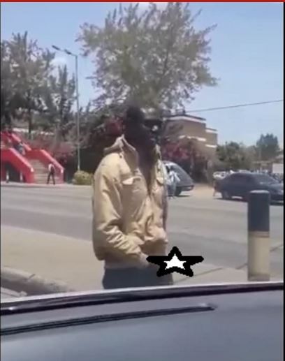 Guy Caught Masturbating In Public