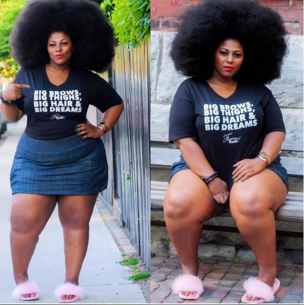 See Beautiful And Sxy Photos Of Plus Size Ugandan Woman Making Waves On Social Media 
