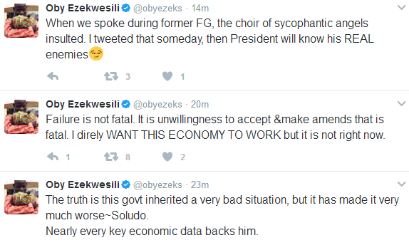 Buhari Inherited a Bad Situation and Made It Very Worse - Oby Ezekwesili Backs Charles Soludo