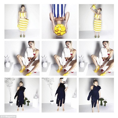 She Can't Stop: Miley Cyrus Poses Topless For Racy Shoot In V Magazine