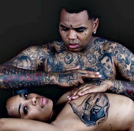 Us Rapper Kevin Gates New Wife Show Off Tattoo Bodies In.