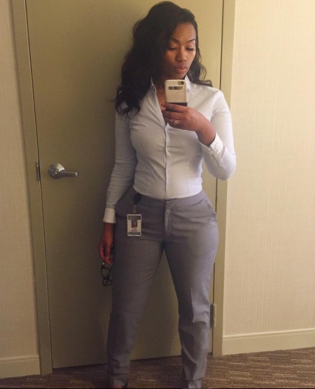 So Endowed! See the S*xy Photos of This Corporately Dressed Curvy Lady ...