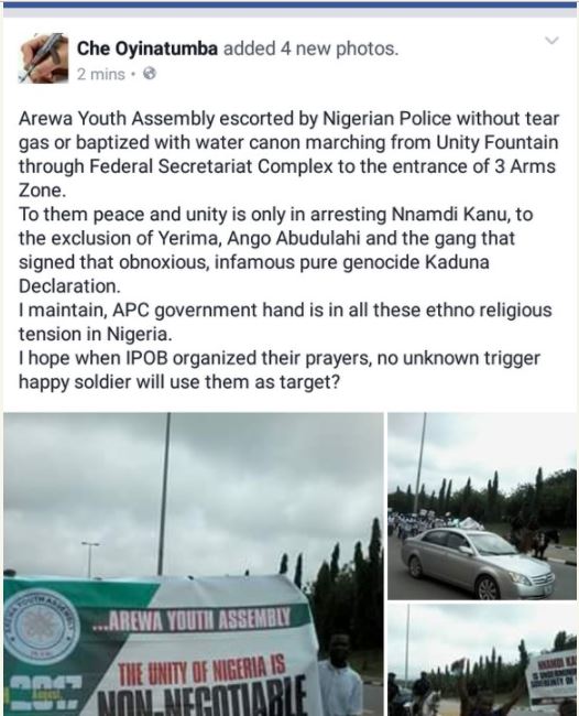 {filename}-Arrest Nnamdi Kanu Now - Northern Youths Protest In Abuja (photos)