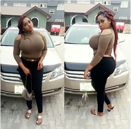 Slim Lady With Big Breasts Causing Guys To Fight On Instagram