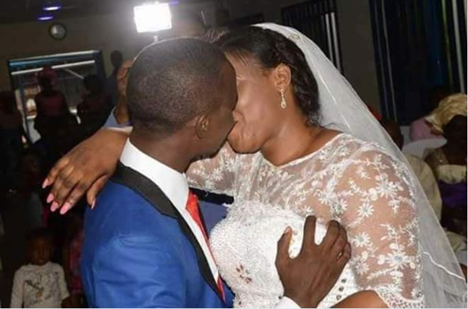 Moment Over-Excited Groom Grabbed His Bride's Breast While Kissing at Their  Wedding (Photos)