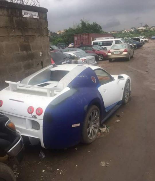 Bugatti Veyron Reportedly Costing N472million Abandoned to Rot in Lagos