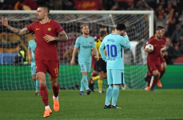 Shocking: How Roma Sent Barcelona Out Of The Champions League In Miraculous Comeback