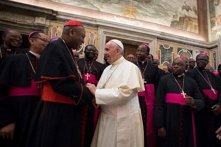Nigerian Catholic Bishops Meet With Pope Francis At The Vatican (Photos)