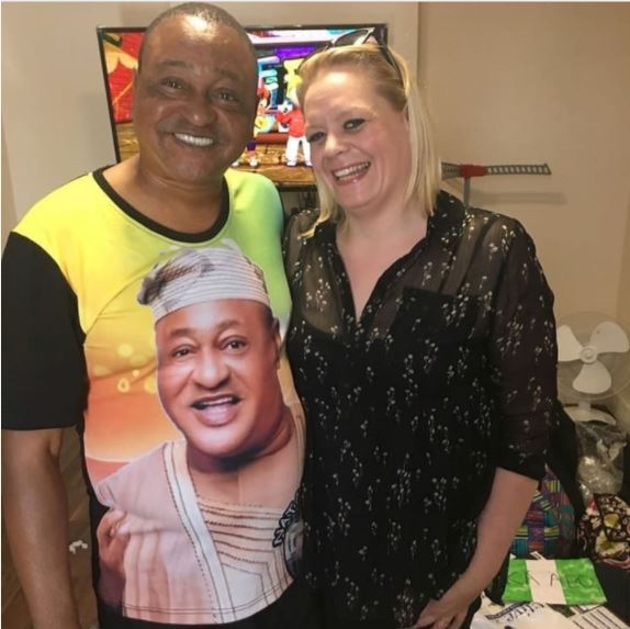 Image result for Veteran Actor Jide Kosoko Meets With His Son And Family