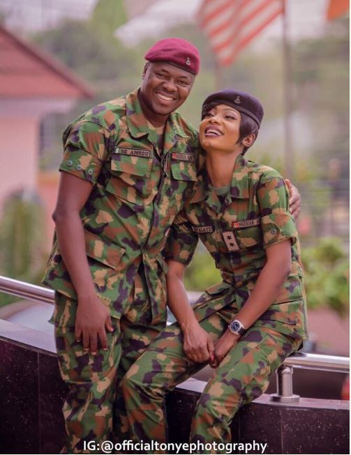 Checkout This Cute Pre-Wedding Photos Of Military Couple That Got Everyone Talking  %Post Title