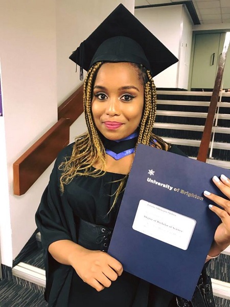  Daughter Of Late Biafran Leader, Chineme Ojukwu Graduates In Flying Colours From UK University (Photos)