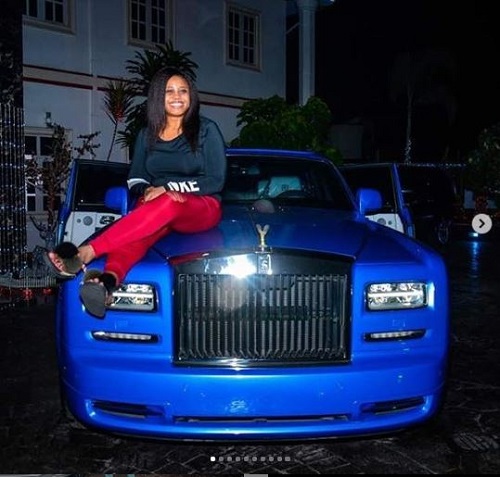 E-money Surprises Wife With Rolls Royce Phantom Car As Christmas Gift