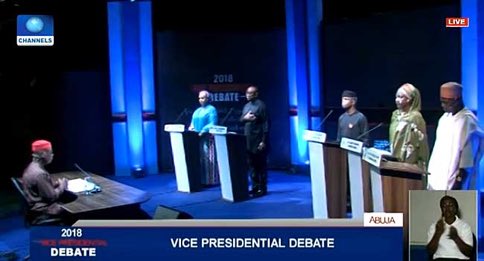 Peter Obi, Osinbajo & Others: 10 Punchlines From Vice Presidential Candidates At The #2019Debate