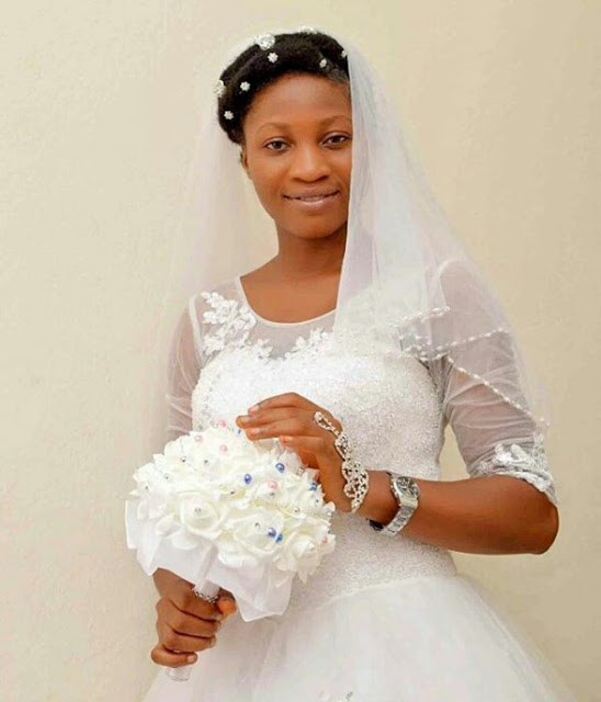 See Photos Of Nigerian Bride Who Didn’t Wear Makeup On Her Wedding Day