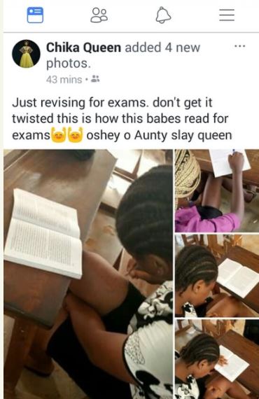 See The Shocking Things Universities Girls Were Caught Doing Before Entering Exam Hall (Photos)