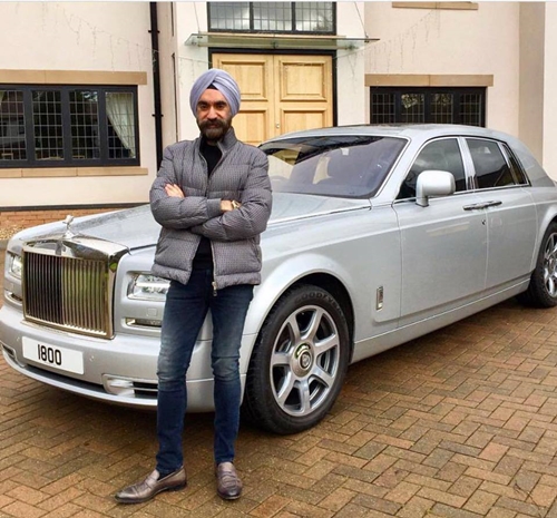 Meet London-based Millionaire A.K.A British Bill Gates Who Matches The Colour Of His Rolls Royce To His Turban Everyday (Photos)