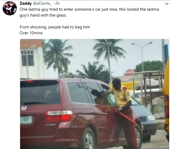 DRAMA: See Driver Who Made LASTMA Officer Beg For Mercy After Trying To ...