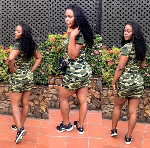 These Stylish Birthday Pics Of Endowed Nigerian Female Soldier Has Got Many Talking (Twerk Video) %Post Title