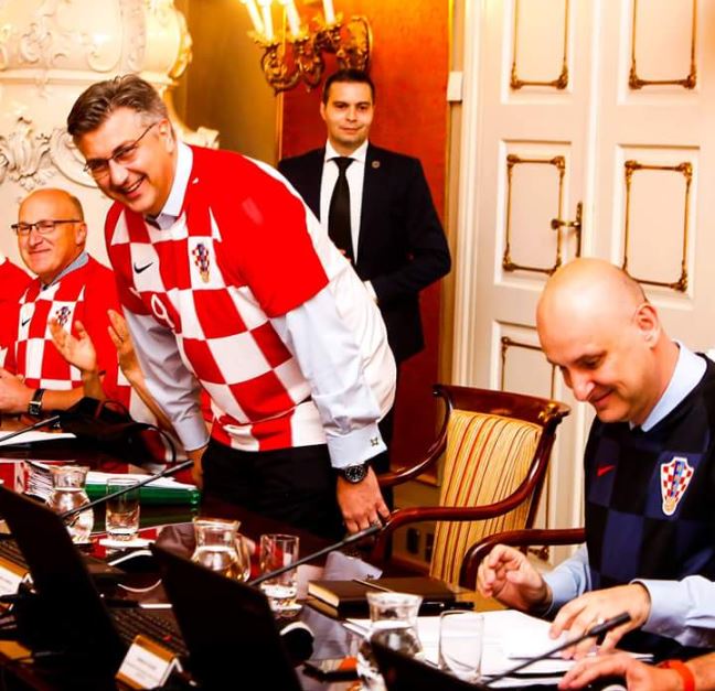 NICE: Croatian Politicians Rock Their Country's Football Jerseys To Work (Photos) %Post Title