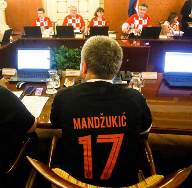 NICE: Croatian Politicians Rock Their Country's Football Jerseys To Work (Photos) %Post Title