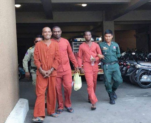 Two Nigerians Sentence To Life In Prison For Drug Trafficking In Cambodia (Photos) %Post Title