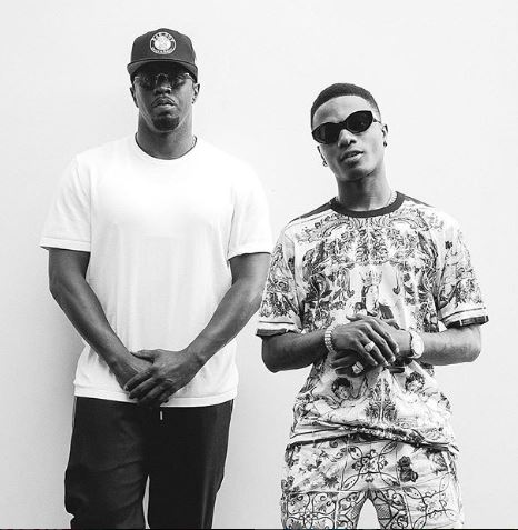 American Music Mogul, Diddy Meets Wizkid, Hints On Visiting Nigeria (Video)