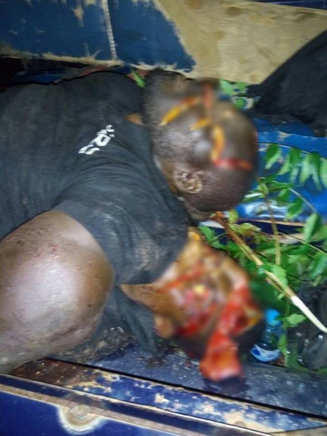 Disturbing Photos Of SARS Officers Butchered By Suspected Bandits In Nasarawa  %Post Title