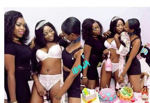 Nigerian Slay Queen Rocks Mere Bra And Panties At Birthday Party (Photos)