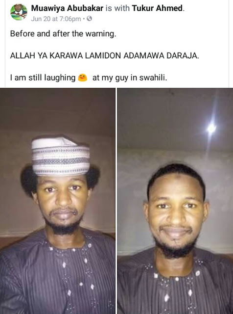 Young Men Had Their Hair Publicly Shaved By Adamawa Authorities For Wearing Full Long Hair (Photos) %Post Title