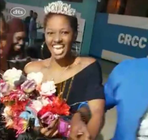 #BBNaija: Excitement As Fans Troop Out To Welcome Evicted Housemate, Ahneeka As She Arrives Lagos (Photos)