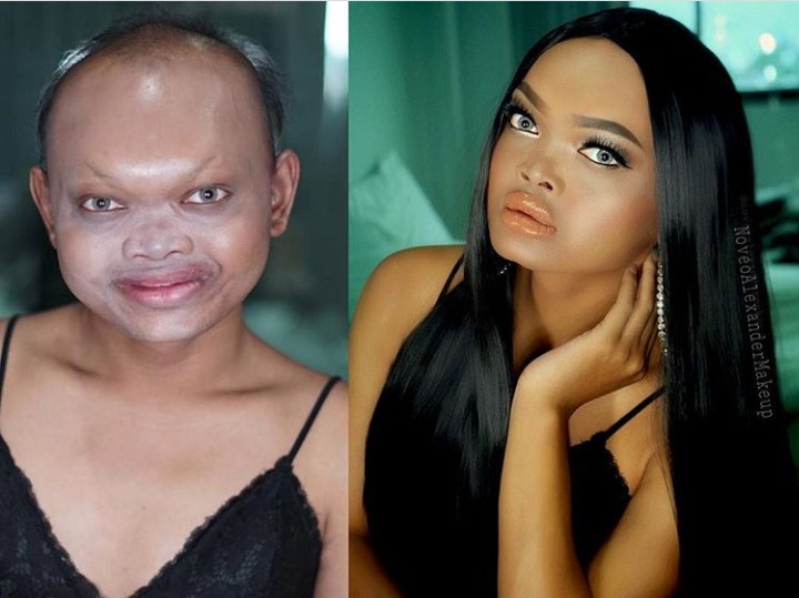 Checkout Incredible Woman's Before After' Makeup Transformation (Photos) - Gistmania