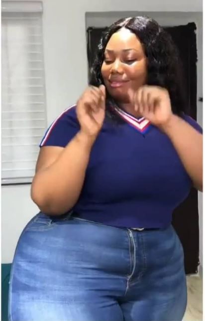 Beautiful Plus-sized Lady With Huge Behind Breaks Internet With Dance ...