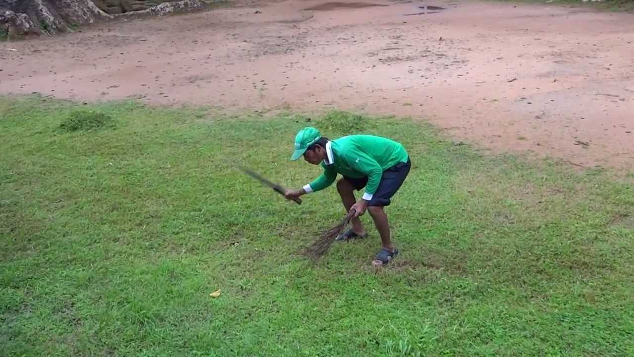 Drama As Businessman Is Ordered To Cut Grass For 7 Days In Ibadan