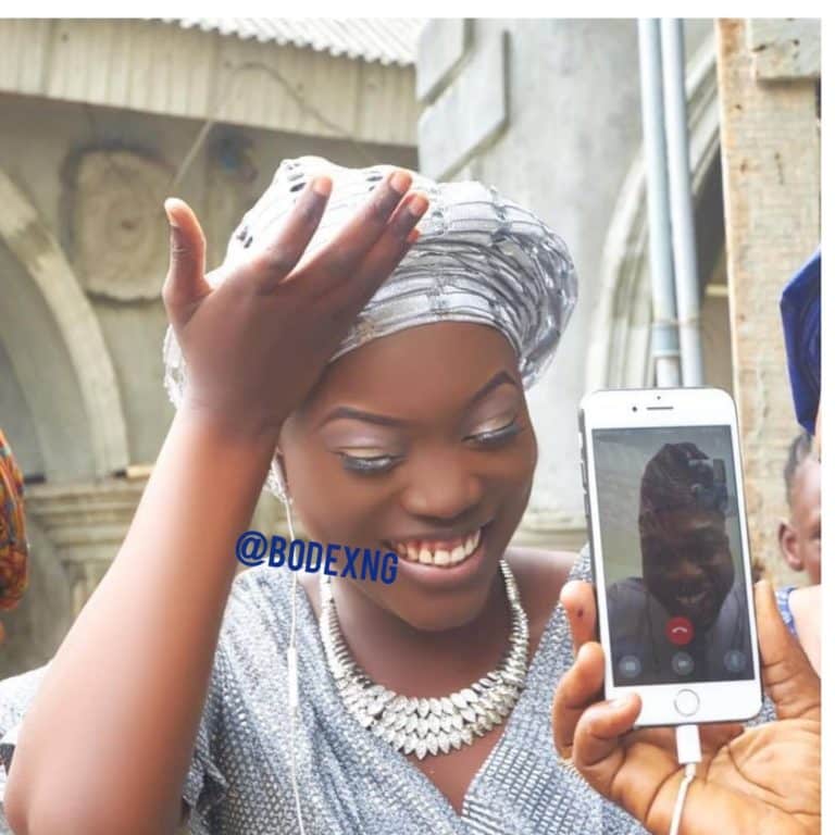 Nigerian Woman Marries Her US-based Lover Via Video Call