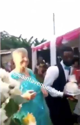 Marriage Video Of Young Nigerian Man And Elderly White Woman