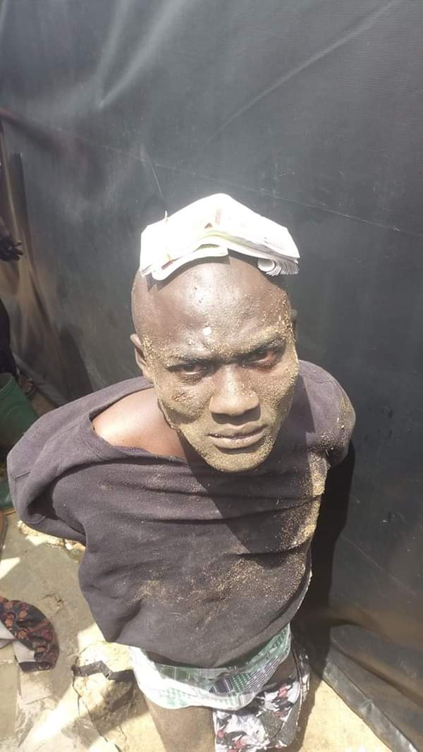 See How A Man Was Disgraced After He Was Caught Buying Goods With Fake Money In Delta