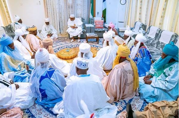 President Buhari and Daura title holders