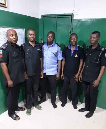 Accused policemen