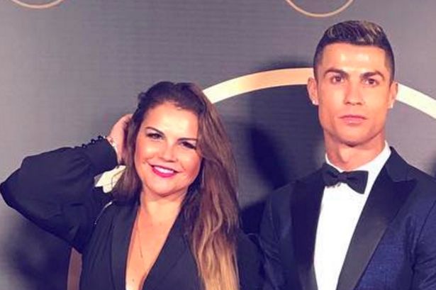 Cristiano Ronaldo and sister