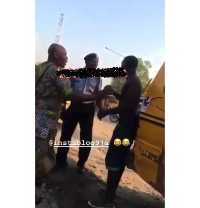 The police officer and the bus conductor