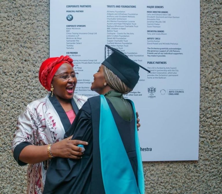 Hanan Buhari graduated with a first class from a UK University