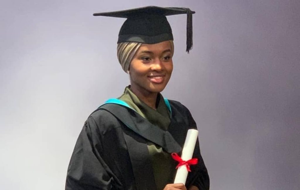 Hanan Buhari graduated with a first class from a UK University