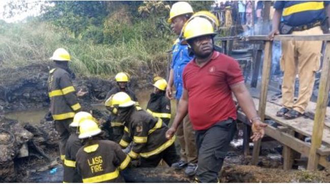 emergency workers in Lagos