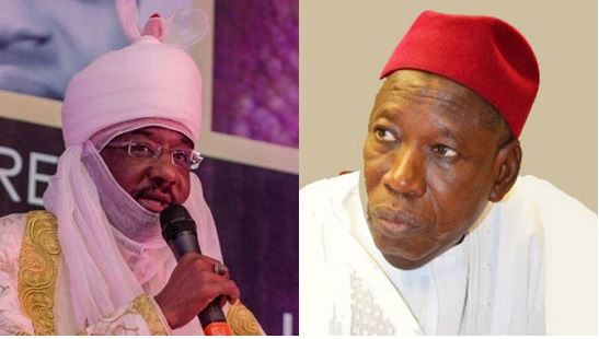 Emir of Kano, Alhaji Muhammad Sanusi II, Governor Abduallahi Ganduje