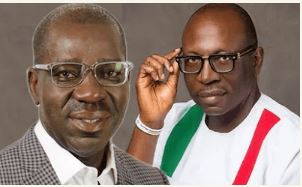 Governor Godwin Obaseki, Pastor Osagie Ize-Iyamu