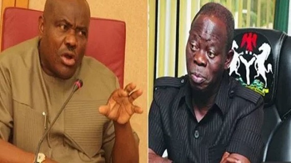 Nyesom Wike, Adams Oshiomhole