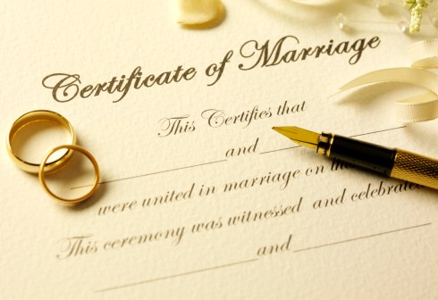 Marriage Certificate
