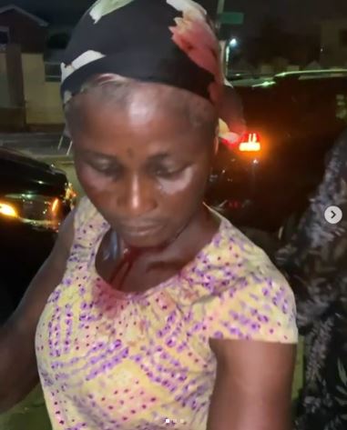 The woman was attacked by a security guard