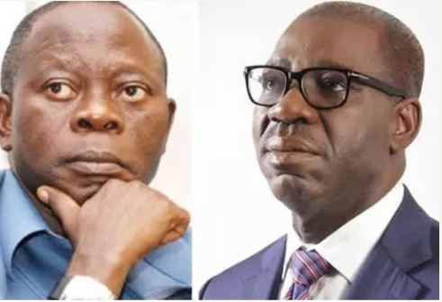 Adams Oshiomhole, Governor Godwin Obaseki